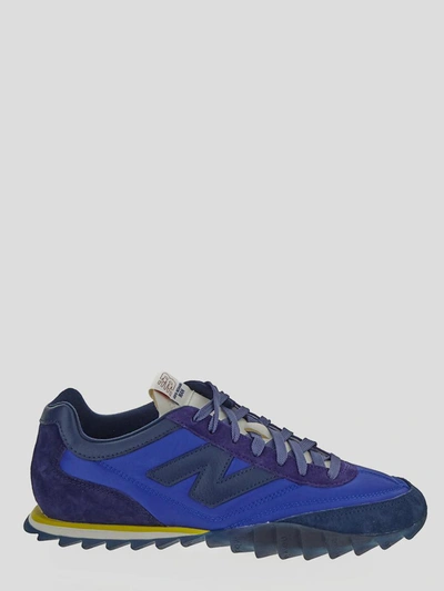 Shop Junya Watanabe Man X New Balance Sneakers In <p> Blue Sneakers With Rubber Sole
