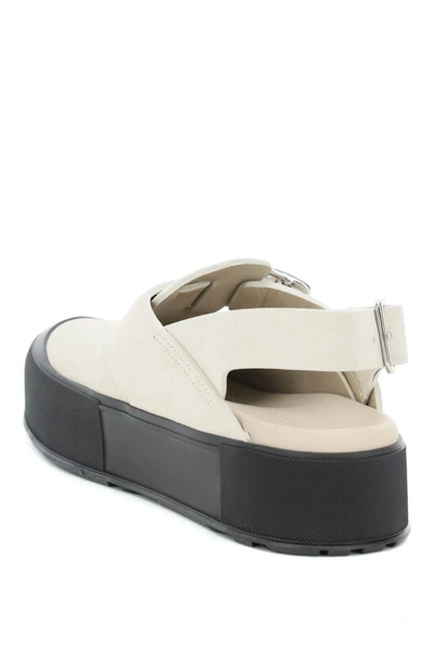 Shop Alexander Mcqueen 'mount Slick' Sandals In Beige