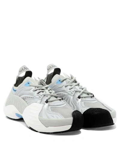 Shop Lanvin "flash-x" Sneakers In Grey