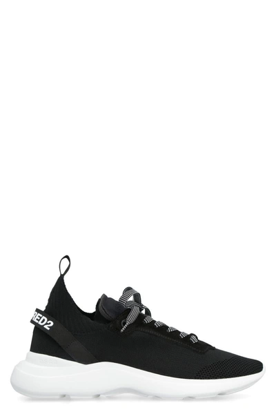 Shop Dsquared2 Fly Running Sneakers In Black