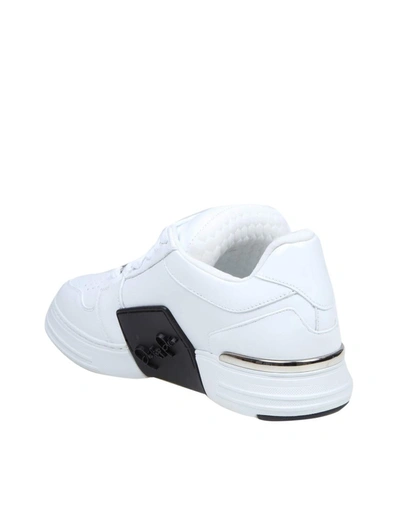 Shop Philipp Plein Sneakers In Soft Leather In White