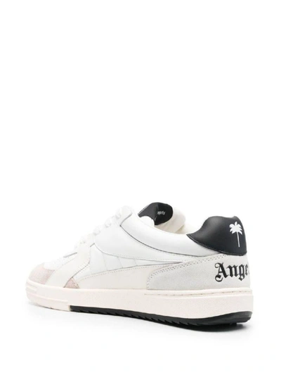 Shop Palm Angels Sneakers In White