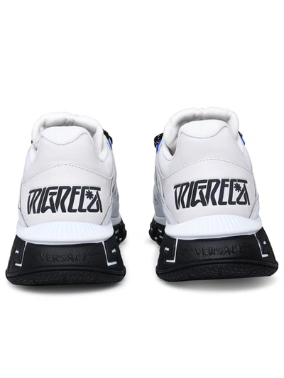 Shop Versace Trigreca Sneaker In White