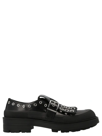 Shop Alexander Mcqueen 'boxcar' Loafers In Black