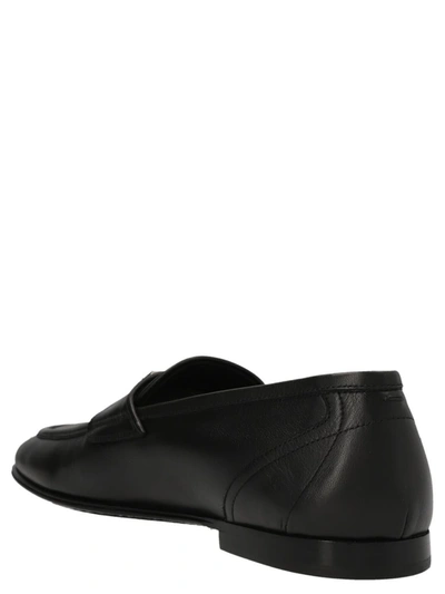 Shop Dolce & Gabbana 'ariosto' Loafers In Black