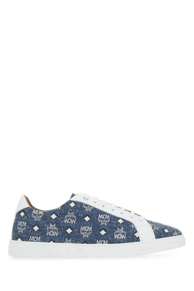 Shop Mcm Sneakers In Printed