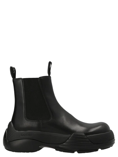 Shop Lanvin 'flash-x Bold' Ankle Boots In Black