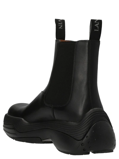 Shop Lanvin 'flash-x Bold' Ankle Boots In Black