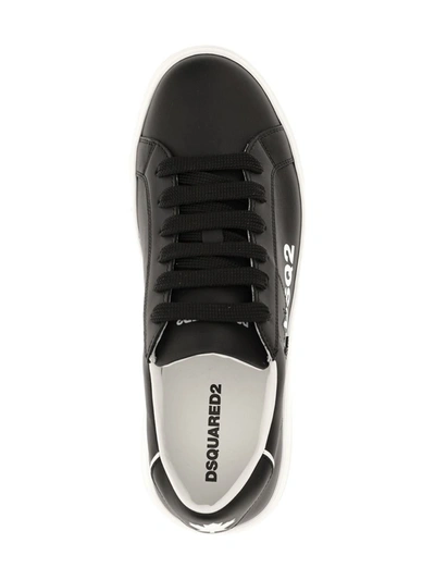 Shop Dsquared2 'bumper' Sneakers In White/black