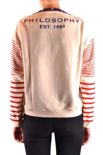 Shop Philosophy Di Lorenzo Serafini Sweatshirts In Cream