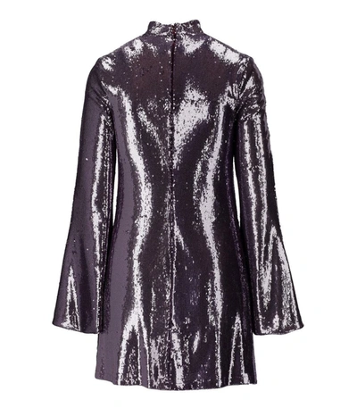 Shop Aniye By Kika Purple Sequins Dress In Violet