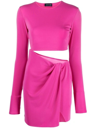 Shop The Andamane Gia Cut-out Minidress In Pink