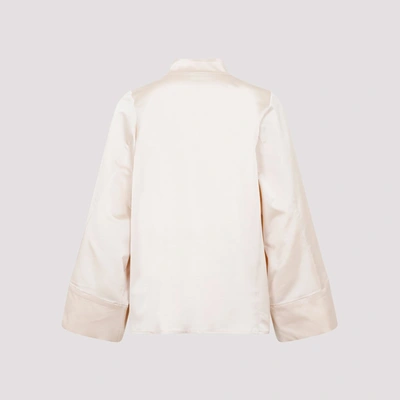 Shop By Malene Birger Lomaria Shirt In Nude &amp; Neutrals