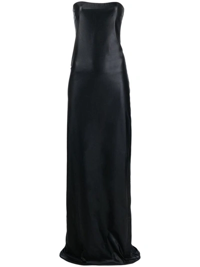 Shop Heron Preston Carabiner Long Dress In Black