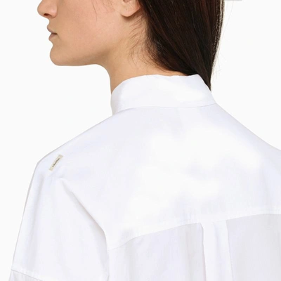 Shop 's Max Mara Classic Poplin Shirt In White