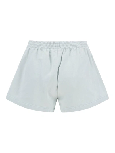 Shop Balenciaga Bermuda Shorts In Dirty White