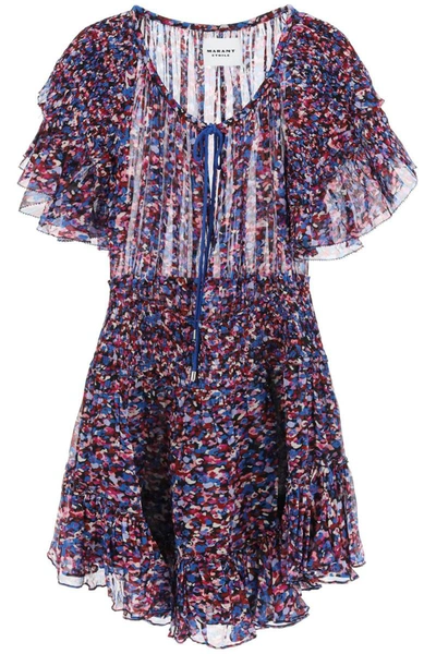 Shop Isabel Marant Étoile Isabel Marant Etoile 'florise' Mini Dress In Multicolor