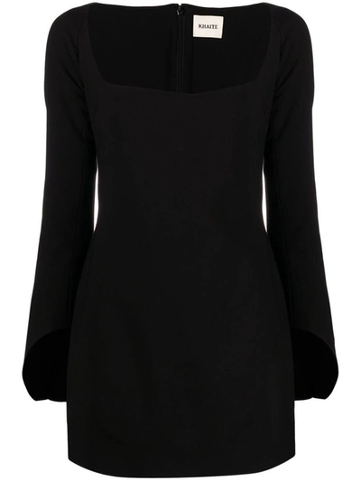Shop Khaite Tate Dress Clothing In 200 Black