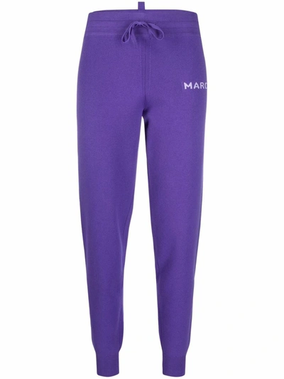 Shop Marc Jacobs Trousers In Purple