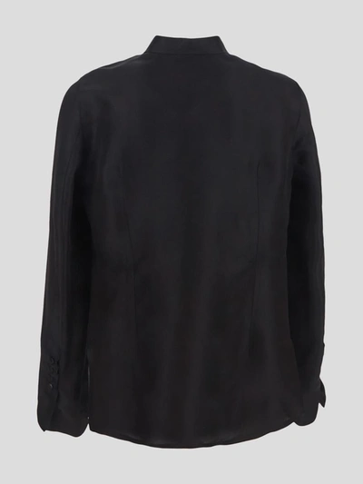 Shop Sapio Shirt In <p> Black Shirt With Long Sleeves