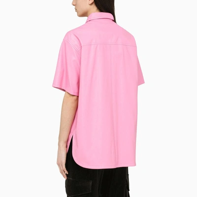 Shop Stand Studio Faux Shirt In Pink