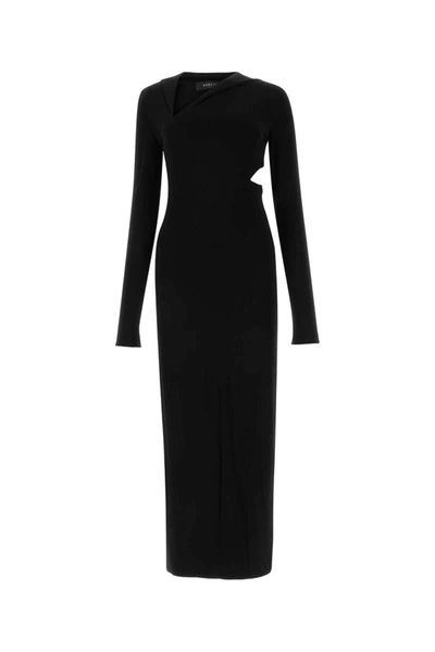 Shop Versace Long Dresses. In Black