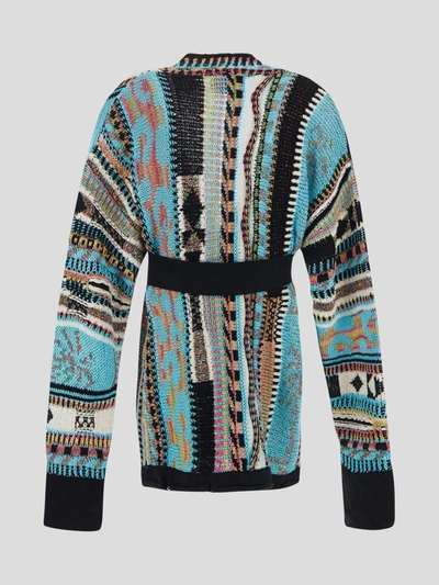 Shop Laneus Knitwear In Turquoise