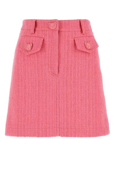 Shop Moschino Skirts In Pink