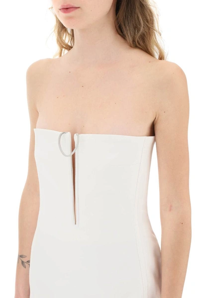 Shop Dion Lee Moebius Mini Dress In White