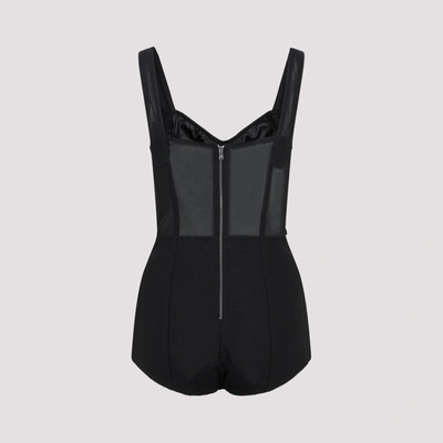 Shop Dolce & Gabbana Bodysuit In Black