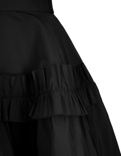 Shop Alexander Mcqueen Mini Dress With Deep Neckline In In Black