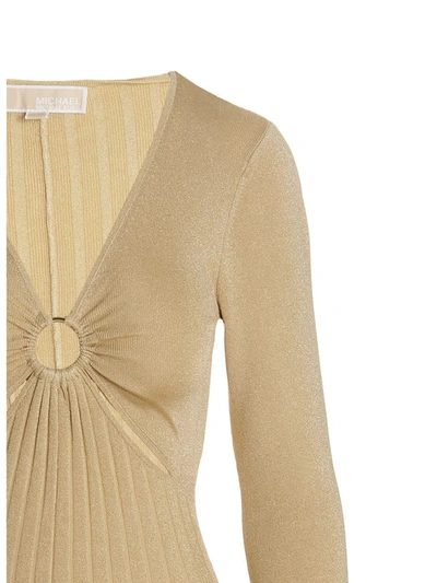 Shop Michael Kors 'o Ring' Maxi Dress In Gold