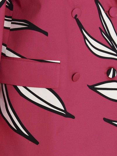 Rochas Cotton Jacket In Fuchsia