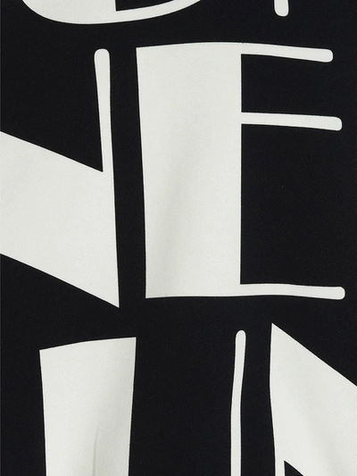 Sunnei Felpa Con Logo In White/black