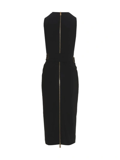 Shop Versace 'medusa Biggie' Minidress In Black