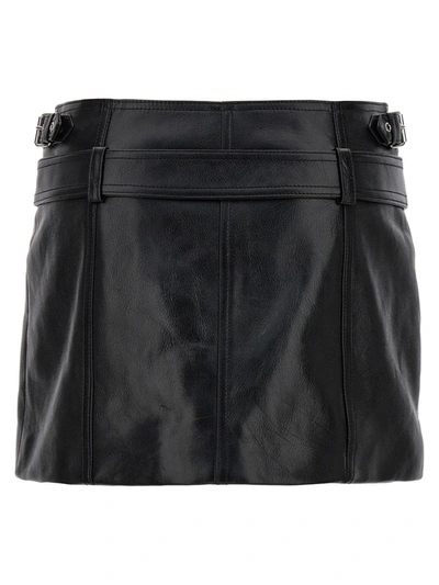 Shop Versace 'medusa Biggie' Skirt In Black