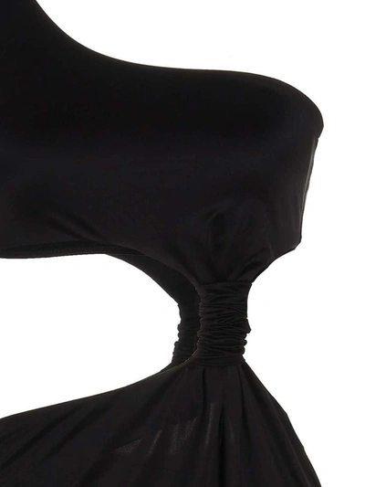 Shop Versace 'swim Robe' Dress In Black