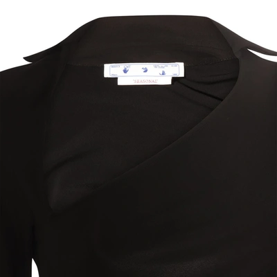 Shop Off-white Dresses Black