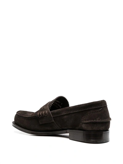 Shop Church's Pembrey Loafers Shoes In Brown