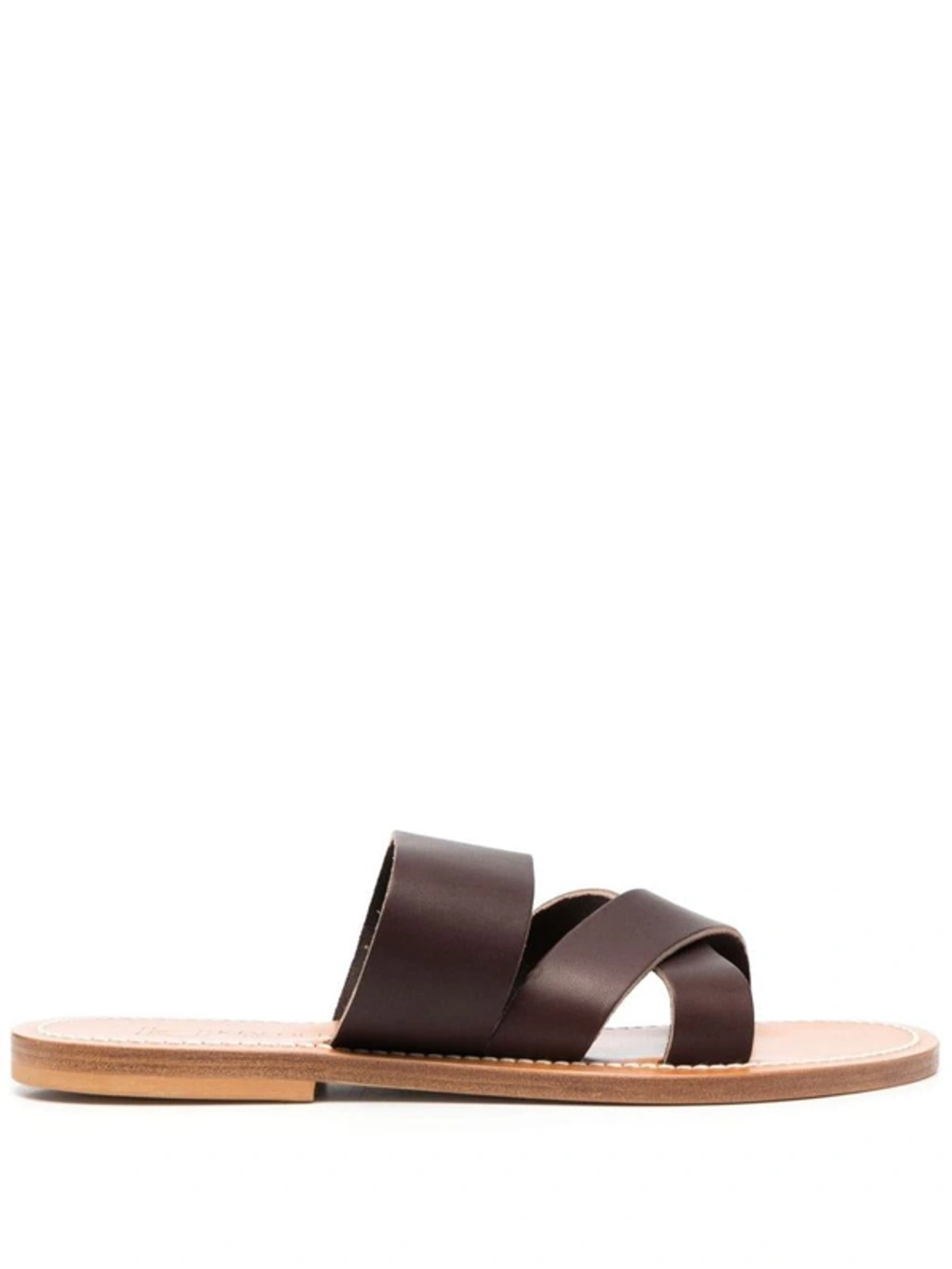 サンダル KJACQUES Men Sandals AMABIEHMIELCNC PULCAFE BROWN K. Jacques Leather sandals for Men | Online Sale up to 60