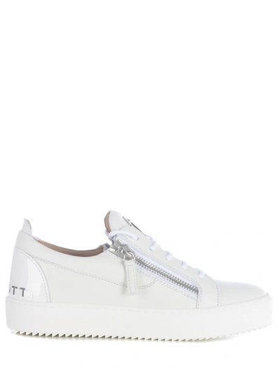 Shop Giuseppe Zanotti Sneakers  "frenkie" In White