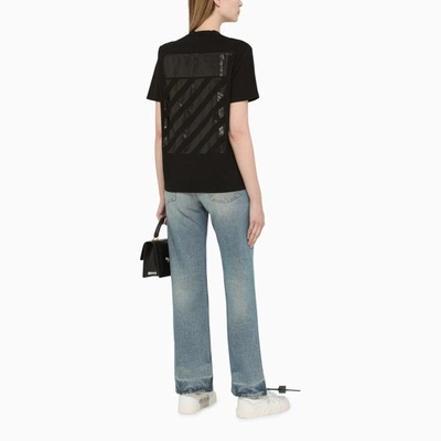 Shop Off-white ™ Diag-print T-shirt In Black