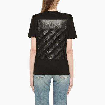 Shop Off-white ™ Diag-print T-shirt In Black