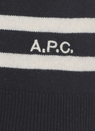 Shop Apc A.p.c. Sweaters Blue