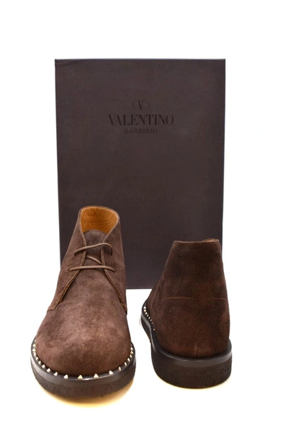 Shop Valentino Garavani Boot In Brown