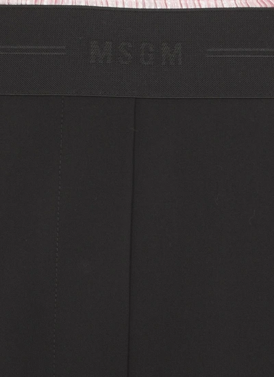 Shop Msgm Trousers Black