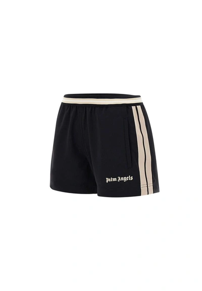 Shop Palm Angels "ultralight Track" Shorts In Black