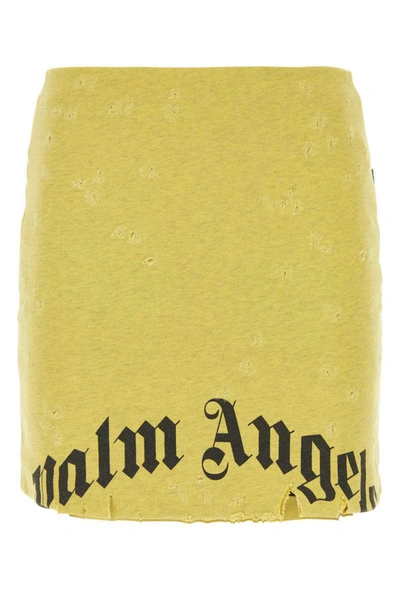 Shop Palm Angels Skirts In Yellow