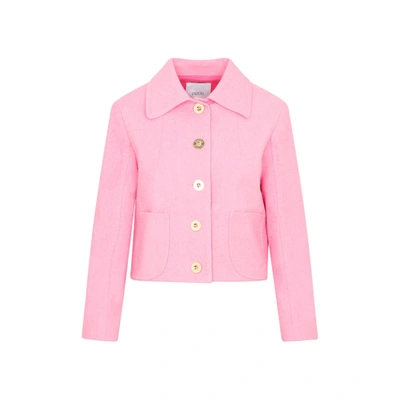 Womens Pink Tweed Jacket