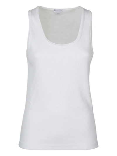 Shop Bottega Veneta Top Tank Clothing In White